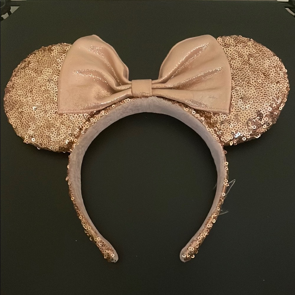 Rose Gold Sequin Disney Ears